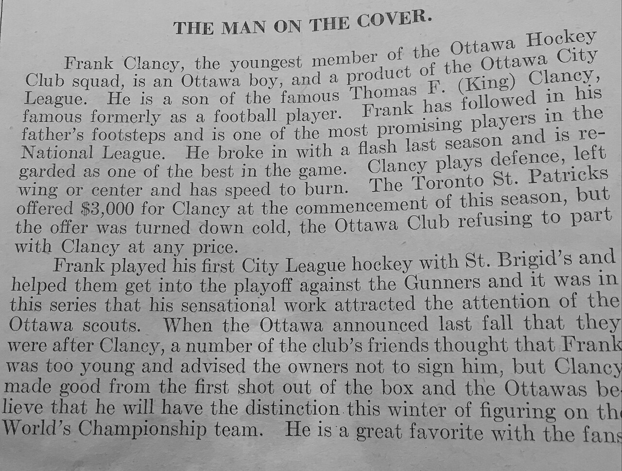 King Clancy